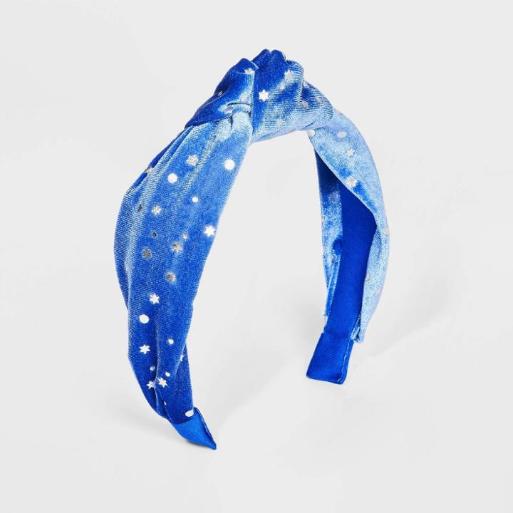 Girls' Velvet Top Knot Headband - Cat & Jack