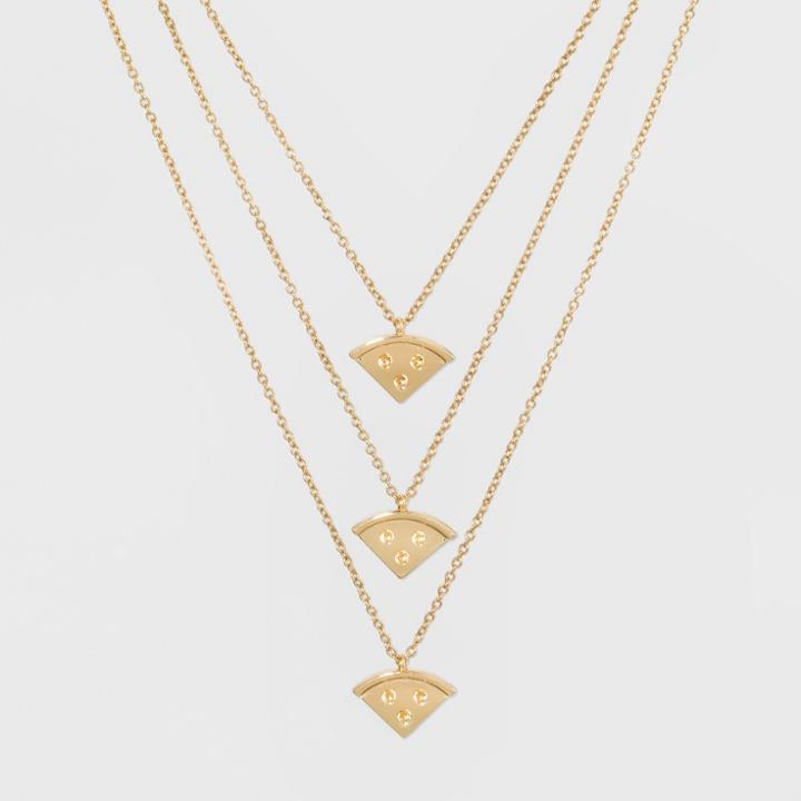 Pizza Bff Necklace Set 3ct - Wild Fable Gold
