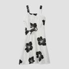 Women's Floral Print Sleeveless Dress - Who What Wear Cream Xs, Women's, Ivory