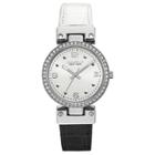 Women's Caravelle New York Reversible Strap Watch - Black/white