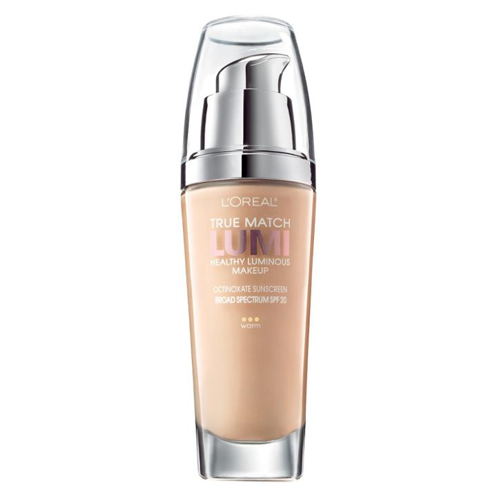 L'oreal Paris True Match Lumi Makeup W1-2 Porcelain/light Ivory 1 Fl Oz, Porcelain/light Ivory W1-2