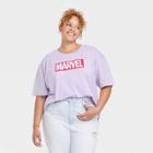 Women's Plus Size Marvel Black Panther Comic Oversized Short Sleeve Graphic T-shirt -