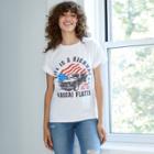Merch Traffic Women's Rascal Flatts Short Sleeve Graphic T-shirt - White