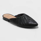 Women's Elle Flats And Slip Ons - A New Day Black