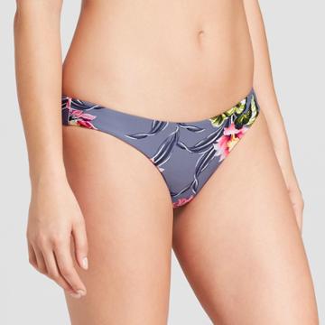Tori Praver Seafoam Women's Tropical Extra Cheeky Bikini Bottom - Sterling Blue