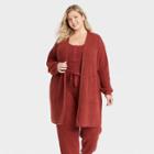 Women's Plus Size Duster Cardigan - Universal Thread Burgundy