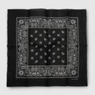 No Brand Adult Unisex Essential Bandana - Black