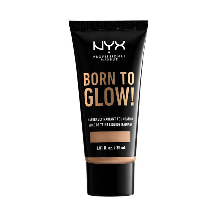 Nyx Professional Makeup Born To Glow Radiant Foundation Medium Olive - 1.01 Fl Oz,
