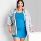 Women's Sleeveless Seamed Bodycon Dress - Wild Fable Blue