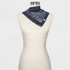 Women's Paisley Print Bandana - Universal Thread Navy