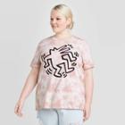 Women's Keith Haring Plus Size Short Sleeve Graphic T-shirt (juniors') - Rose 2x, Women's, Size: