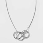 Pendant Ring Statement Necklace - A New Day