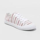 Women's June Canvas Lace Up Sneakers - Universal Thread Red
