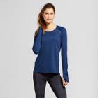 Women's Long Sleeve Ventilated Tech T-shirt - C9 Champion - Midnight Blue
