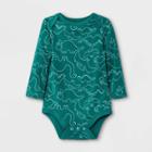 Baby Boys' Dino Long Sleeve Bodysuit - Cat & Jack Jade Newborn, Green