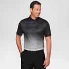 Jack Nicklaus Men's Argyle Print Golf Polo Shirt - Caviar Black