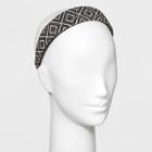 Raffia Woven Headband - Universal Thread Black