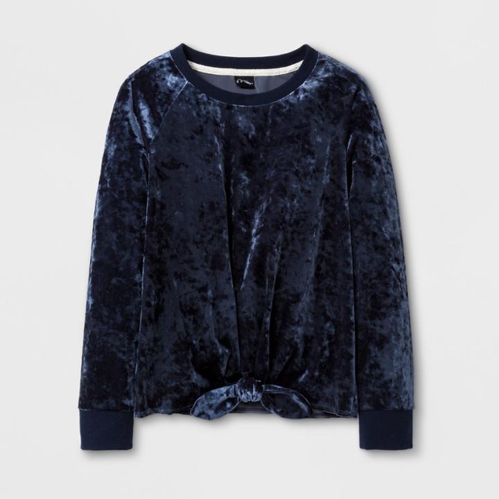 Girls' Velvet Pullover - Art Class