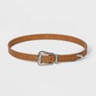 Women's Western Buckle Belt 3pc - Wild Fable Brown
