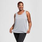 Women's Plus Size Endless Fun Embroidered Graphic Tank Top - Grayson Threads (juniors') Gray