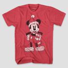 Disney Boys' Mickey Mouse Holiday Short Sleeve T-shirt - Red