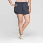 Women's Plus Size Mid-rise Knit Shorts - Universal Thread Charcoal (grey) X