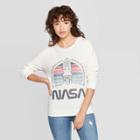 Zoe+liv Women's Nasa Long Sleeve Sweatshirt (juniors') - White