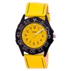 Target Women's Crayo Fun Leather Strap Watch-yellow, Yellow