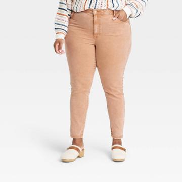 Women's Plus Size Mid-rise Skinny Jeans - Knox Rose