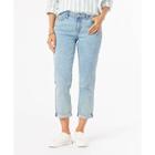 Denizen From Levi's Women's Mid-rise Cropped Boyfriend Jeans - Crystal Waters