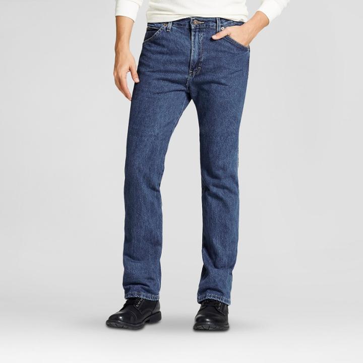Dickies Men's Big & Tall Regular Straight Fit Denim 6-pocket Jean- Stone Washed