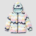 Toddler Girls' Long Sleeve Reversible Puffer Jacket - Cat & Jack