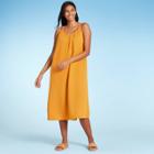 Women's Midi Cover Up Dress - Kona Sol Yellow