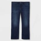 Men's Big & Tall Adaptive Bootcut Jeans - Goodfellow & Co Dark Blue