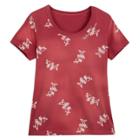 Women's Disney Minnie Mouse Short Sleeve T-shirt - Red Xs - Disney