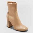 Women's Penelope Sock Boots - A New Day Tan