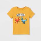 Toddler Boys' 'rexcellent' Dino Short Sleeve T-shirt - Cat & Jack Yellow