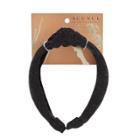 Scunci Turban Knotted Headband - Black With