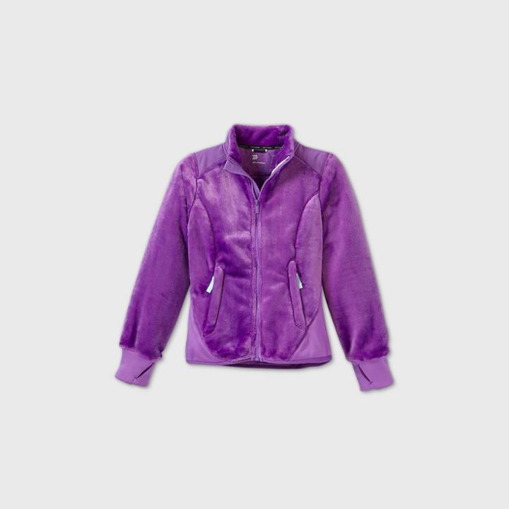 Girls' Fleece Jacket - All In Motion Purple