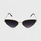 Women's Retro Cateye Sunglasses - Wild Fable Gold