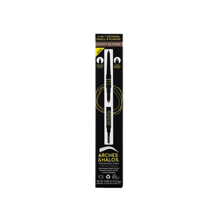 Arches & Halos 2-in-1 Defining Eyebrow Pencil & Powder - Sunny Blonde