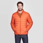 Men's Standard Fit Puffer Jacket - Goodfellow & Co Orange
