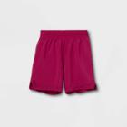 Girls' Sports Shorts - All In Motion Cranberry