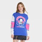 Sanrio Women's Hello Kitty Pochacco Collegiate Graphic Sweatshirt - Blue
