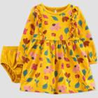 Baby Girls' Floral Dress - Just One You Made By Carter's Yellow Newborn