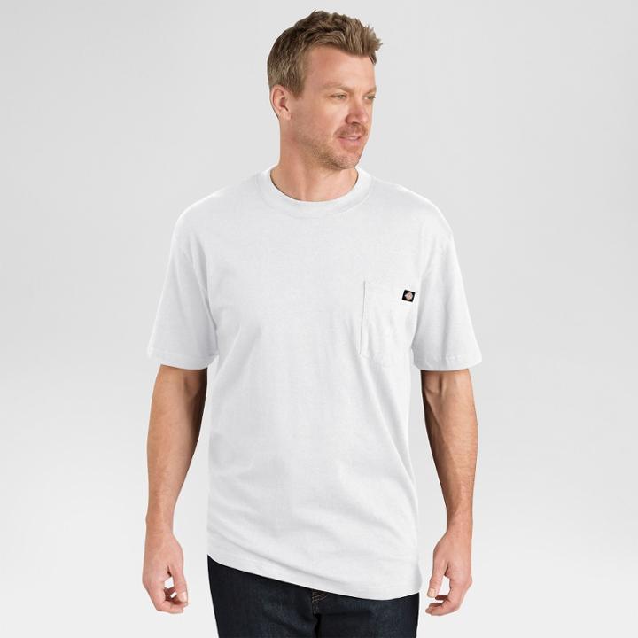 Dickies Men's 2 Pack Cotton Short Sleeve Pocket T-shirt - Ash Gray Xx-large,