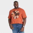 Well Worn Black History Month Men's Big & Tall 'enough Is Enough' Short Sleeve T-shirt - Red Brick