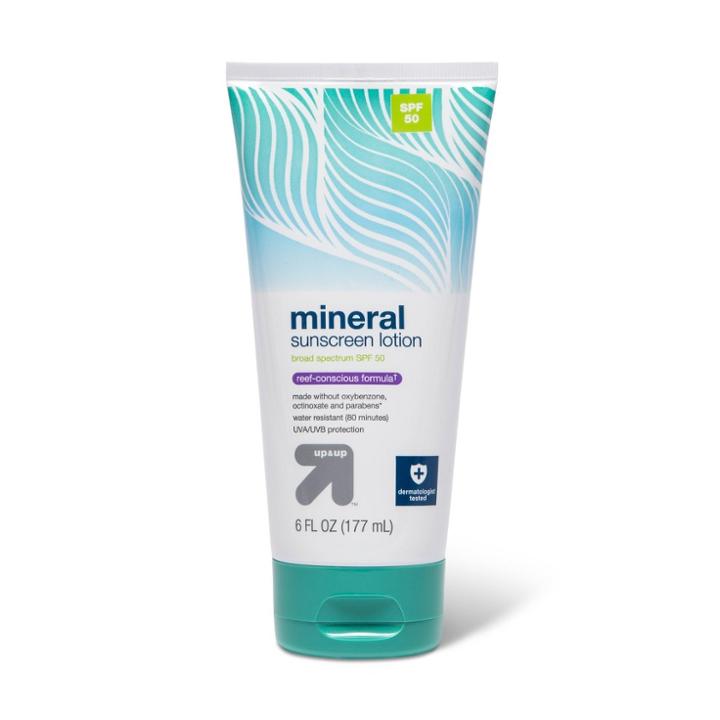 Mineral Sunscreen Lotion - Spf 50 - 6.3 Fl Oz - Up & Up