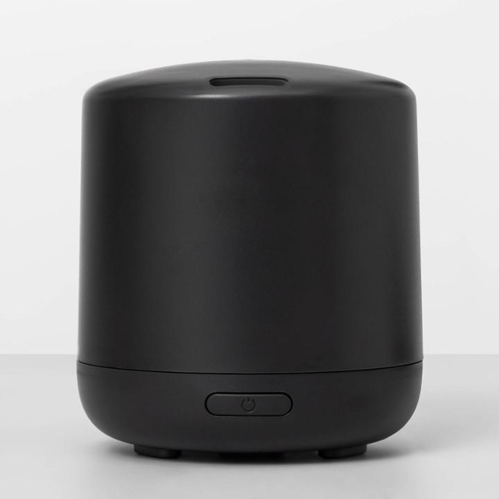Made By Design 6.7oz Black Scent Diffuser Plus .16 Fl Oz Eucalyptus Essential Oil -