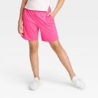 Girls' 6 Performance Shorts - All In Motion Fuchsia Xs, Girl's, Pink